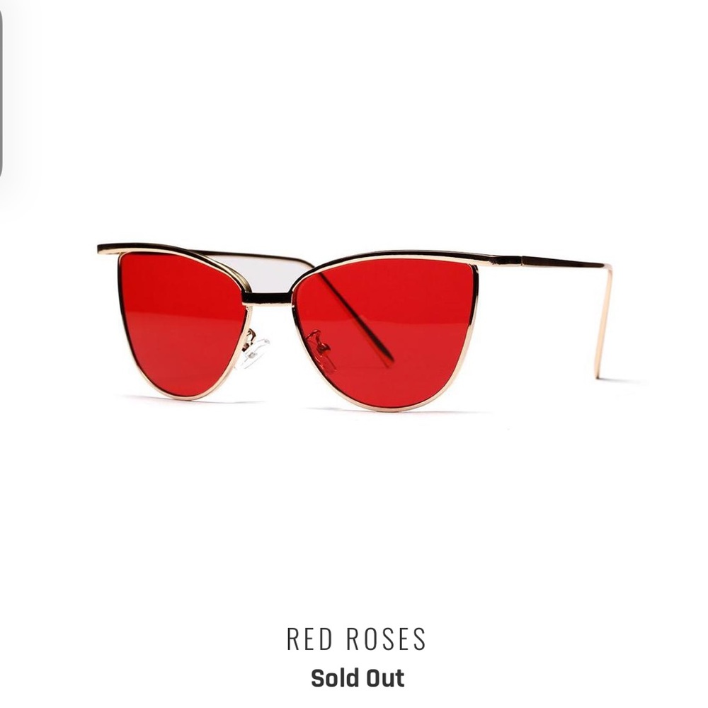 Red Greek Glasses Sunglasses